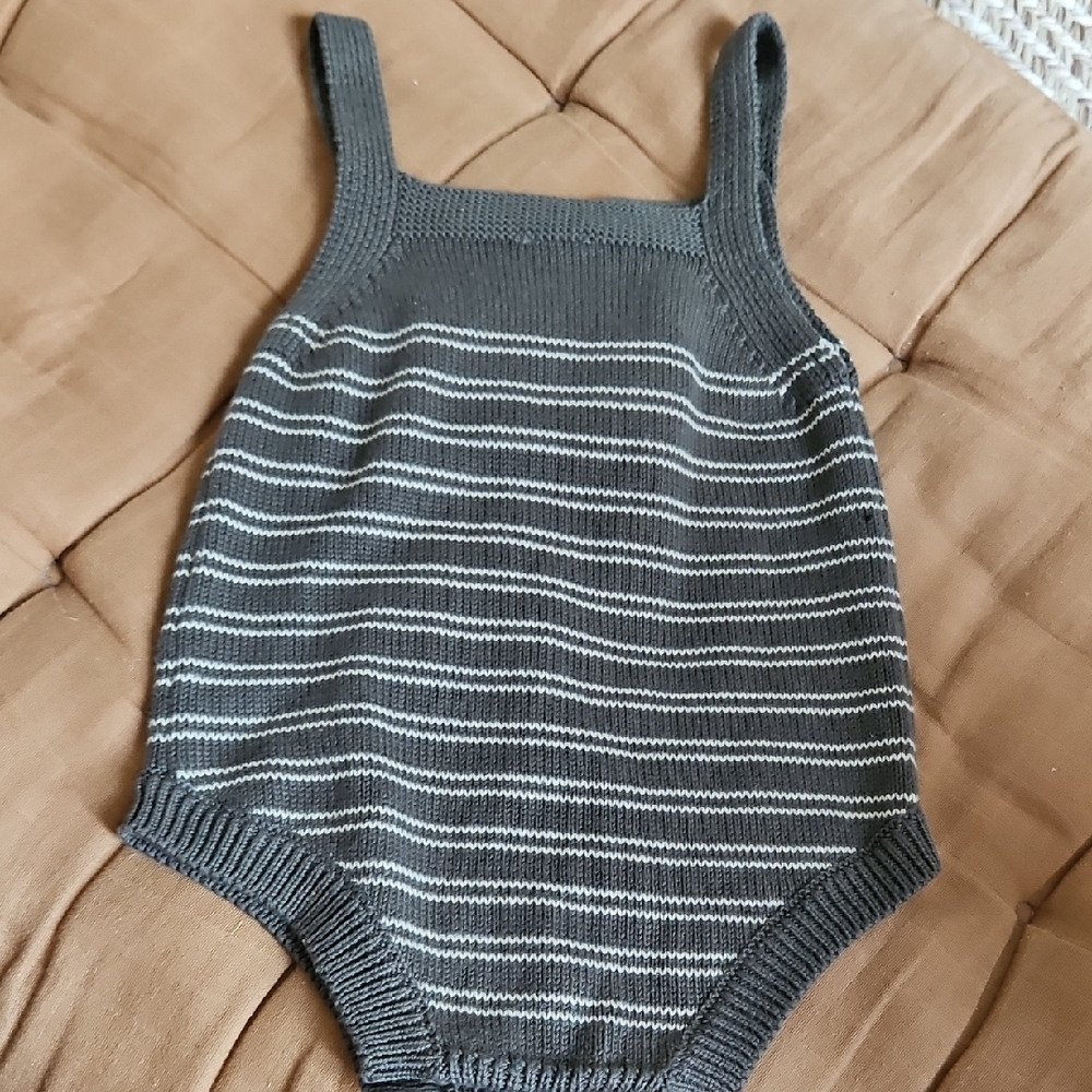 Jamie Kay Olive Knit Romper - Picture 5 of 6